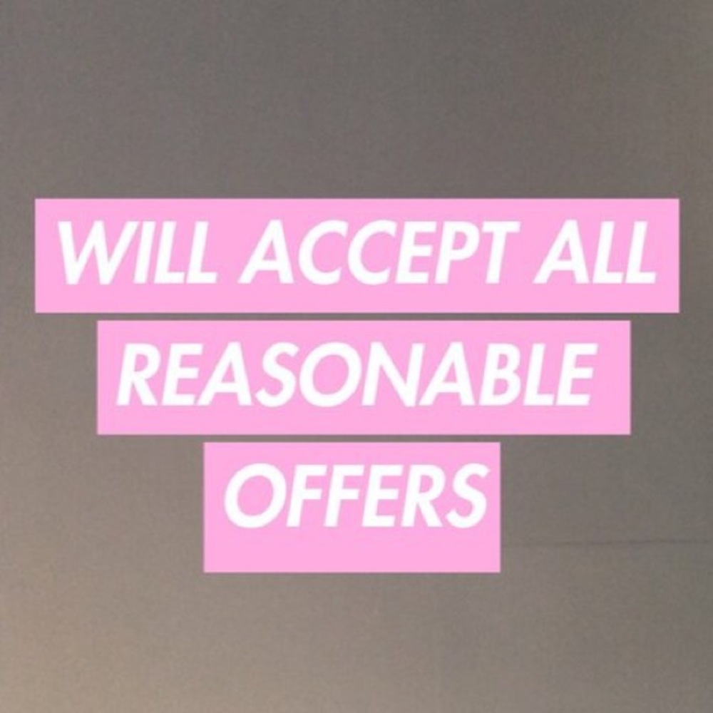 I usually accept all offers